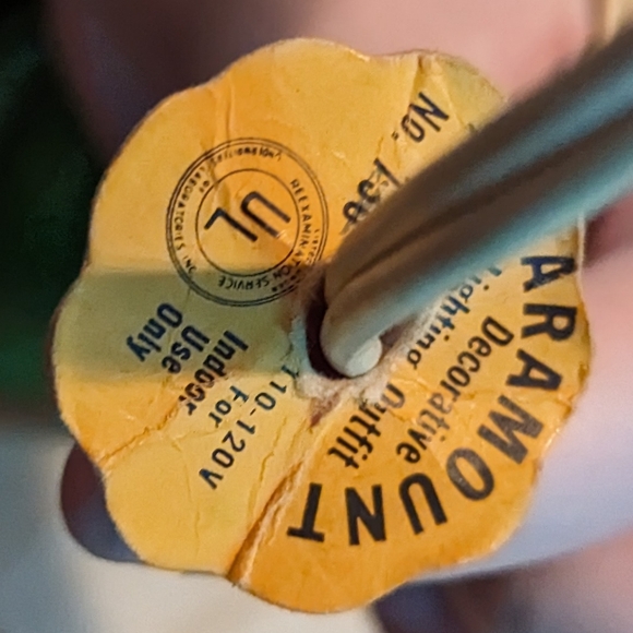 Vintage 1950s Santa Claus Paramount Wall Christmas Decor 50s Blow mold Holiday - Picture 7 of 11